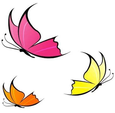 Butterflies Stock Illustration