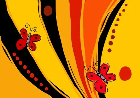 Butterflies Stock Illustration