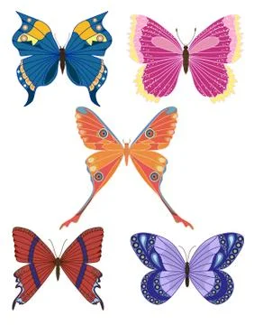 Butterflies Stock Illustration