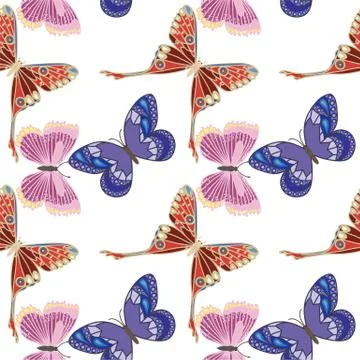 Butterflies Stock Illustration