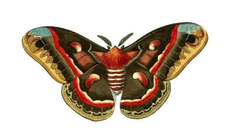 Butterflies Insects In Stop Motion Mode Animation Video stock 135872719