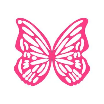 Butterflies spring, Easter black silhouettes. Earrings cut files templates on Stock Illustration