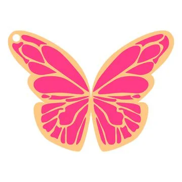 Butterflies spring, Easter black silhouettes. Earrings cut files templates on 库存插图