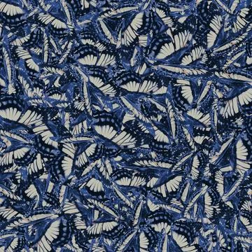 Butterflies wings motif random pattern 스톡 일러스트