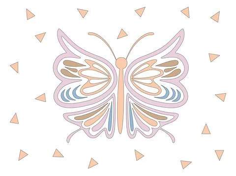 Butterflies(b) Stock Illustration