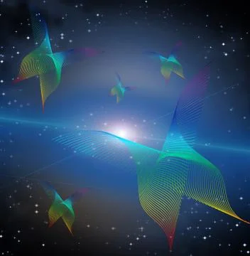 Butterfly abstract Stock Illustration