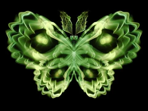 Butterfly Abstraction Stock Illustration