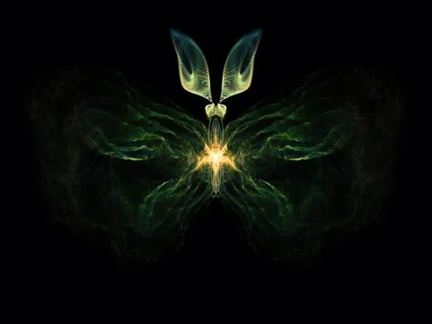 Butterfly Abstraction Stock Illustration