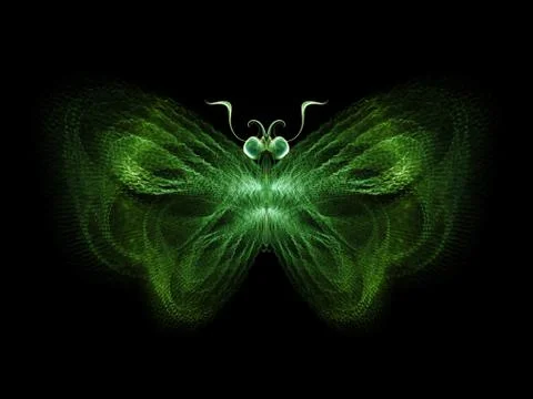 Butterfly Abstraction Stock Illustration