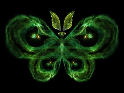 Butterfly Abstraction Stock Illustration