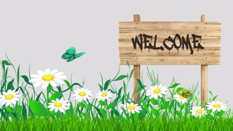 Butterfly animation in the garden 動画素材 236795991