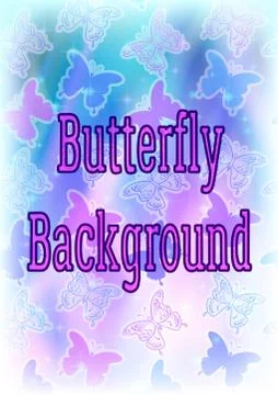 Butterfly Background Stock Illustration