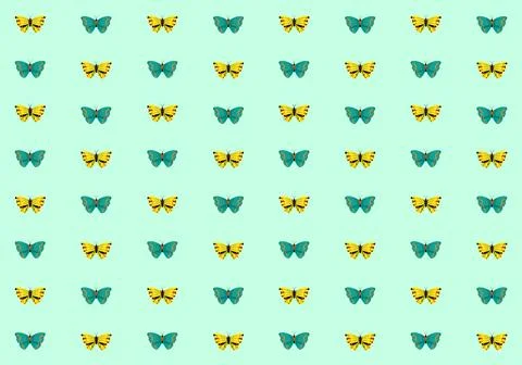 Butterfly Background Stock Illustration
