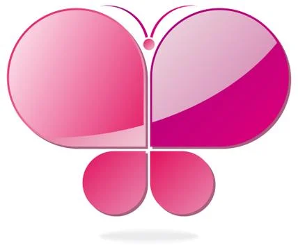 Butterfly brand Stock Illustration
