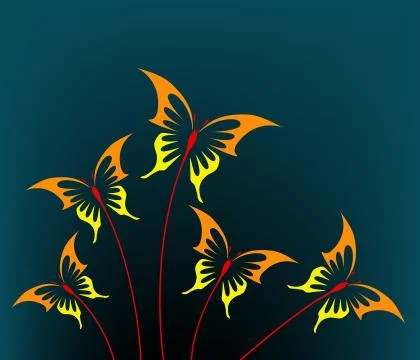 Butterfly design Stock Illustration