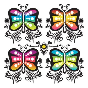 Butterfly Design イラスト素材