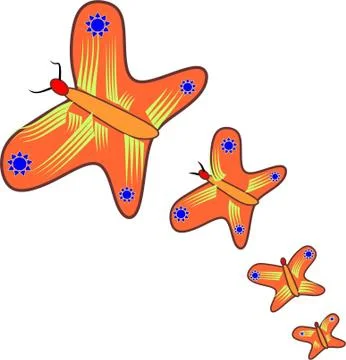 Butterfly Design Stock Illustration