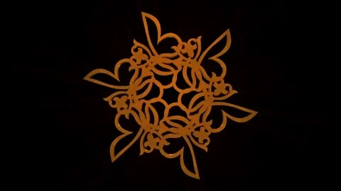 Butterfly Element Ornamental Stock Footage 75874602