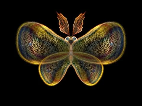 Butterfly Elements 스톡 일러스트