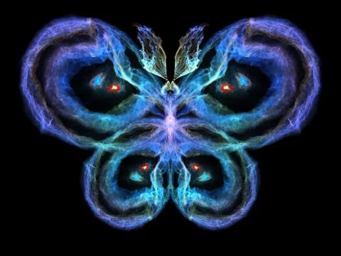 Butterfly Elements Stock Illustration