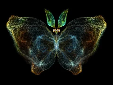 Butterfly Elements Stockillustratie