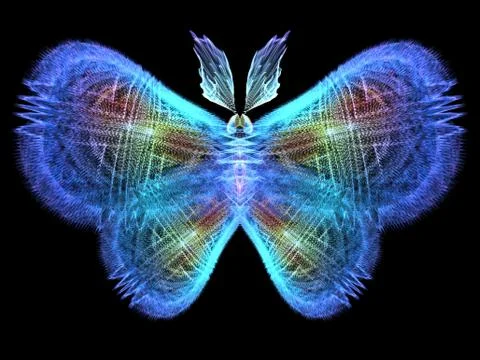 Butterfly Elements Illustrazione stock