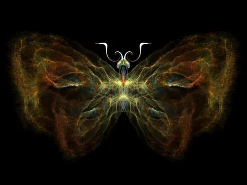 Butterfly Elements Stock Illustration