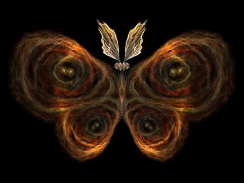 Butterfly Elements Stockillustratie