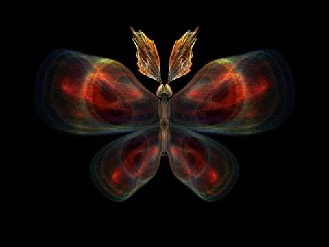 Butterfly Elements 스톡 일러스트