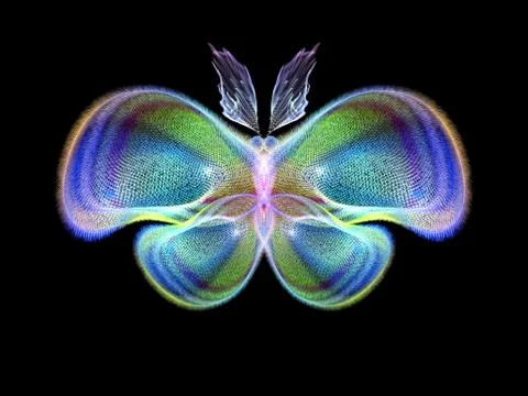 Butterfly Elements 스톡 일러스트