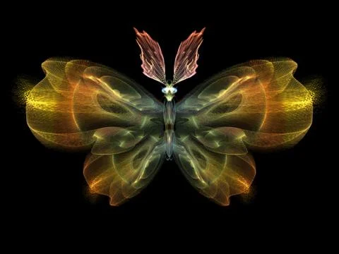 Butterfly Elements Stockillustratie