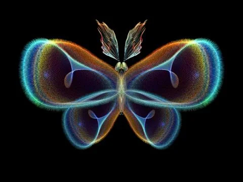 Butterfly Elements Stockillustratie