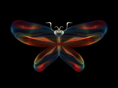 Butterfly Elements Stockillustratie