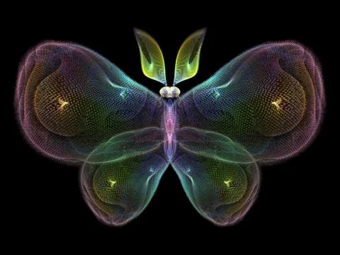 Butterfly Elements Stockillustratie