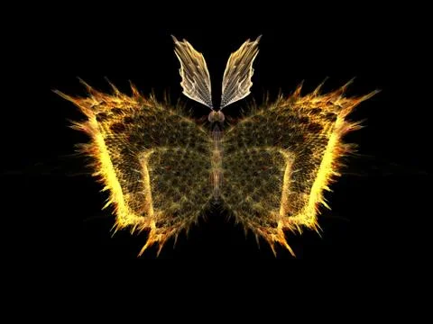 Butterfly Elements Stockillustratie