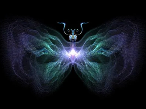 Butterfly Elements Illustrazione stock