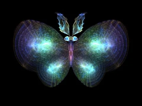 Butterfly Elements Stockillustratie