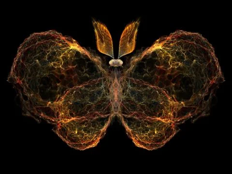 Butterfly Elements Stockillustratie