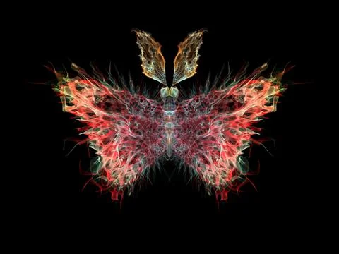 Butterfly Elements Stockillustratie