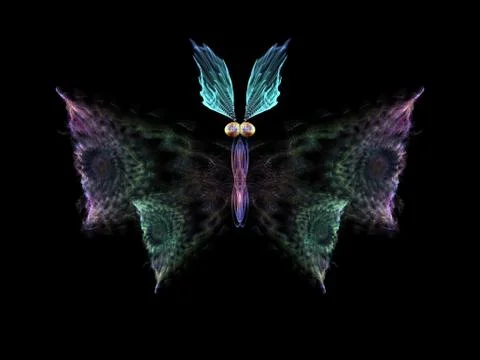Butterfly Elements Stock Illustration