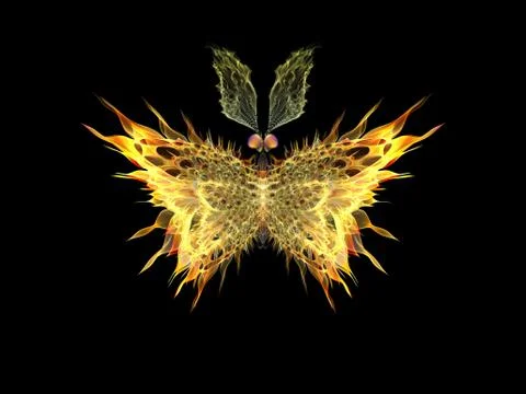 Butterfly Elements Illustrazione stock