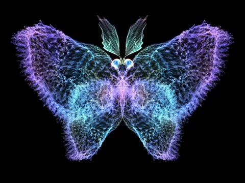 Butterfly Elements Stockillustratie