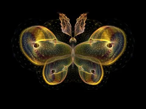 Butterfly Elements Stock Illustration