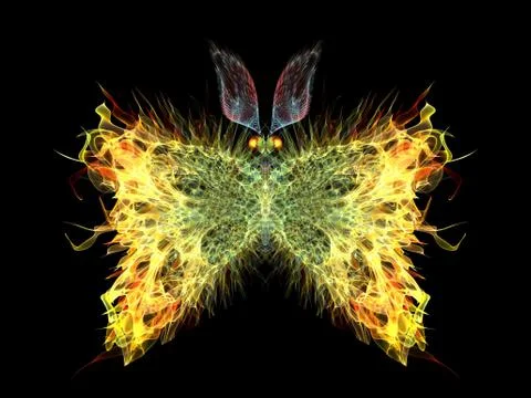 Butterfly Elements Illustrazione stock