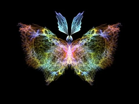 Butterfly Elements Stockillustratie