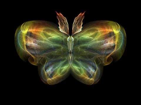 Butterfly Elements Stock Illustration