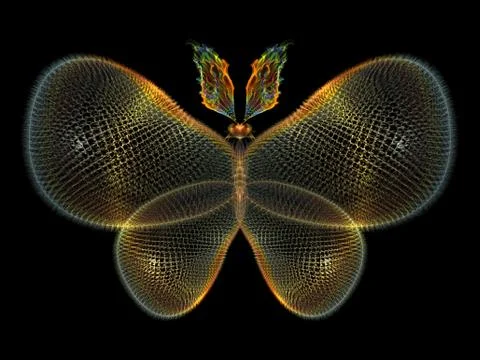 Butterfly Elements Stock Illustration