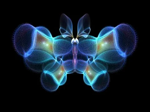 Butterfly Elements Stockillustratie