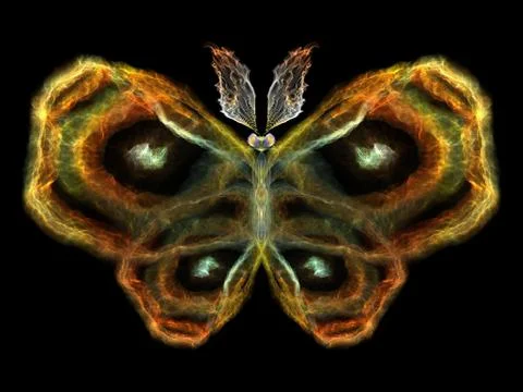 Butterfly Elements Stockillustratie