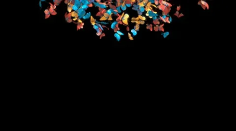 Butterfly fall Stock Footage 10733370